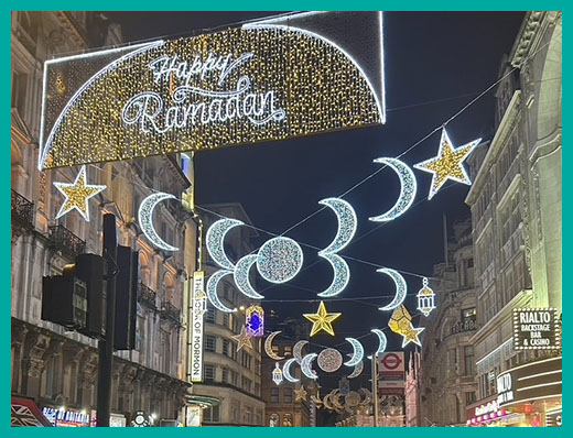 Happy Ramadan decorations in London's West End-Feriel Lejmi-520x566