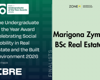 Undergraduate of the Year Awards 2026: Marigona Zymeri, "Take the opportunity! You don't need to overthink it or wait until you feel completely ready." (Celebrating Social Mobility in Real Estate and the Built Environment)