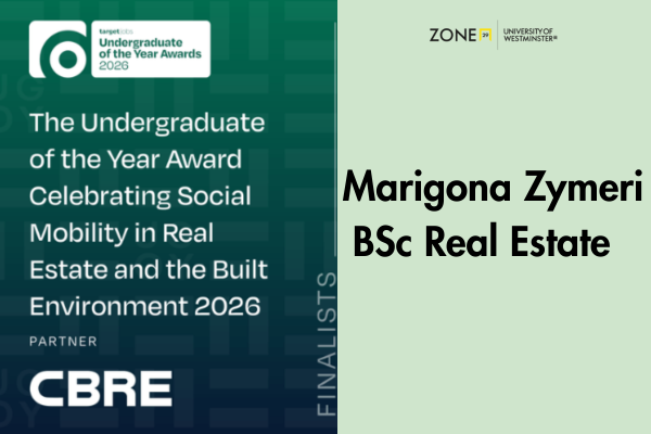 Undergraduate of the Year Awards 2026: Marigona Zymeri, "Take the opportunity! You don't need to overthink it or wait until you feel completely ready." (Celebrating Social Mobility in Real Estate and the Built Environment)