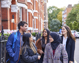 London, Street, Students, Building, Exterior, Social